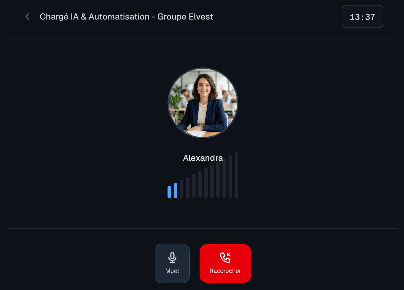 Voice call page